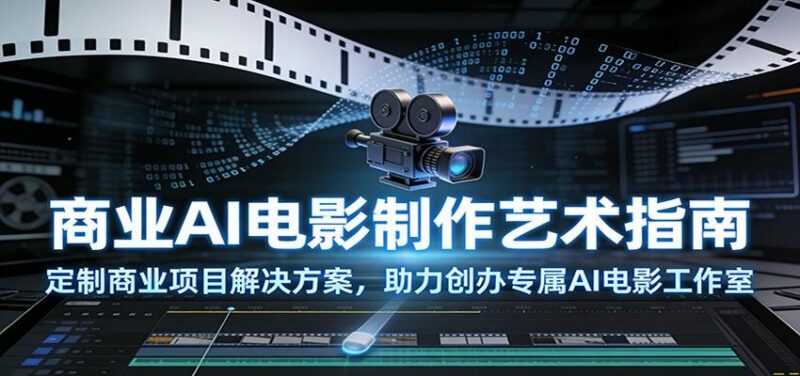 商业AI电影制作艺术指南：定制商业项目解决方案，助力创办专属AI电影工作室