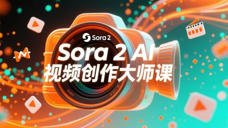 如何利用Sora 2创建流行AI人工智能视频大师班教程：掌握创作全流程，产出百万播放内容-三零资源