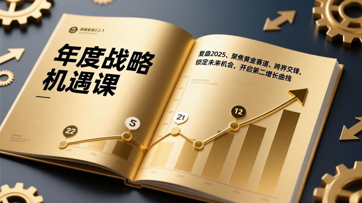 年度战略机遇课,复盘2025、聚焦黄金赛道、跨界交锋,锁定未来机会,开启第二增长曲线