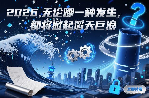 付费文章：2026，无论哪一种发生，都将掀起滔天巨浪