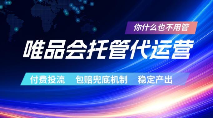 唯品会托管代运营,付费投流玩法,包赔兜底机制,稳定产出【揭秘】-三零资源