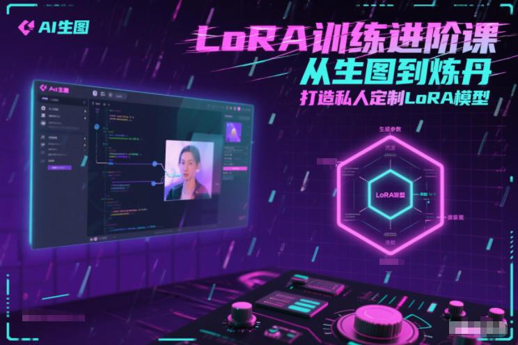 LoRA训练进阶课,从生图到炼丹,打造私人定制LoRA模型-三零资源