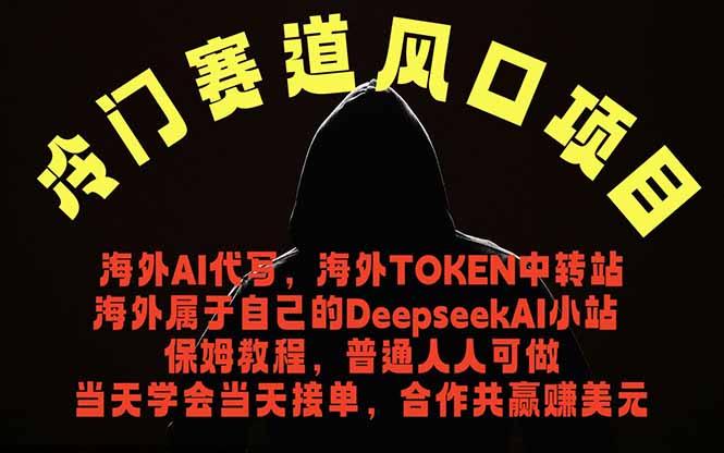 冷门赛道风口项目 海外AI代写！0成本运作完全免费！当天注册当天接单，接单接到手抽筋，无脑…-三零资源