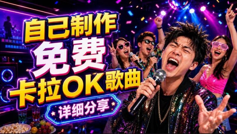 零基础AI制作免费卡拉OK视频教程，从歌曲生成、音轨分离到字幕制作、视频导出，手把手教学-三零资源