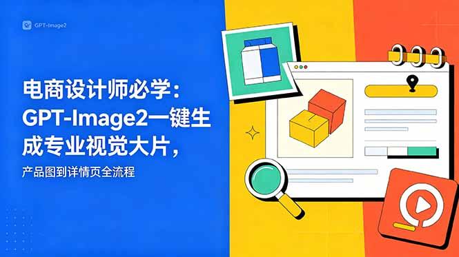 电商设计师必学-更新:GPT-Image2一键生成专业视觉大片,产品图到详情页全流程-三零资源