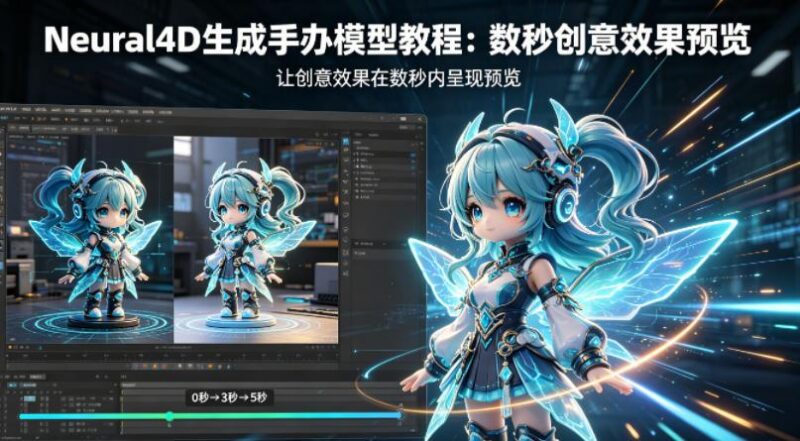 Neural4D生成手办模型教程,让创意效果在数秒内呈现预览-三零资源