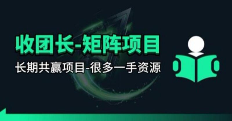 【团长合作】视频矩阵项目_招发手矩阵+剪辑师，共赢项目【揭秘】-三零资源