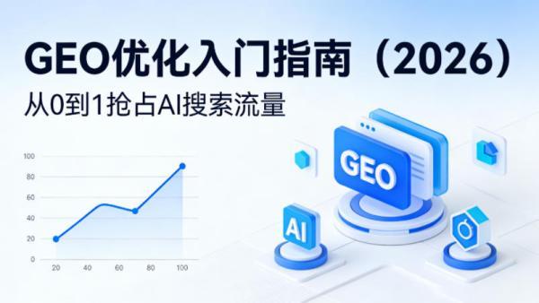【最新】GEO优化入门指南(2026),从0到1抢占AI搜索流量-三零资源