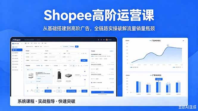 Shopee高阶运营课-2026年5月更新,从基础搭建到高阶广告,全链路实操破解流量销量瓶颈-三零资源