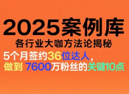 波波来了案例库，收录各行业大咖的方法论，各行业大咖方法论揭秘（更新2026年3月）-三零资源