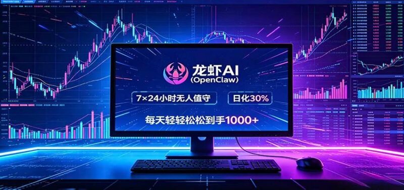 龙虾AI(OpenClaw)全自动挂机，智能操控电脑高效执行任务，每天轻松到手四位数-三零资源