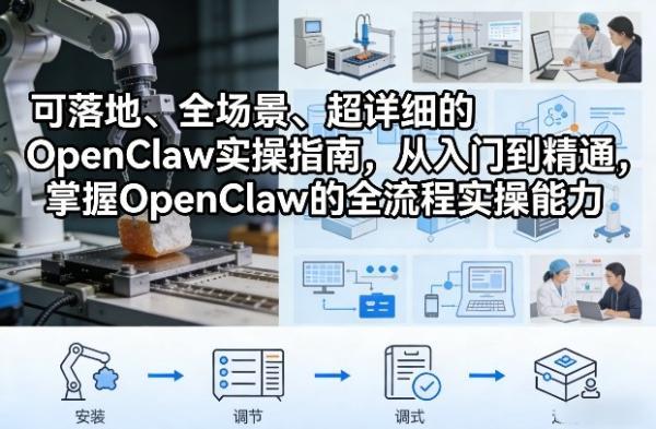 可落地、全场景、超详细的OpenClaw实操指南,从入门到精通,掌握OpenClaw的全流程实操能力-三零资源