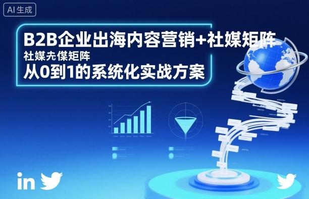 B2B企业出海内容营销+社媒矩阵，从0到1的系统化实战方案-三零资源