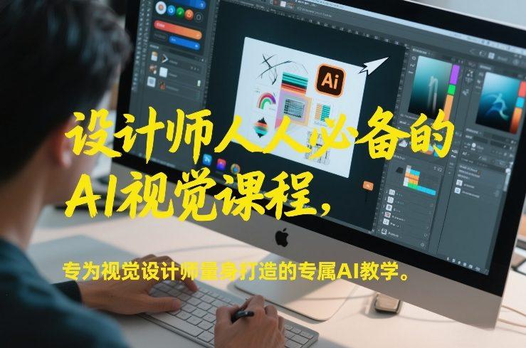 设计师人人必备的AI视觉课程，专为视觉设计师量身打造的专属AI教学-三零资源
