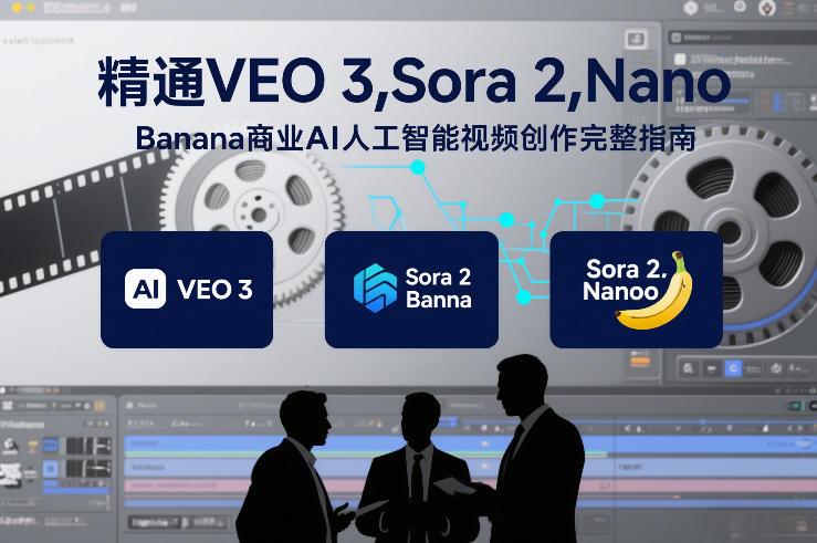 精通VEO 3,Sora 2,Nano Banana商业AI人工智能视频创作完整指南-三零资源