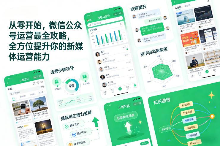 从零开始，微信公众号运营最全攻略，全方位提升你的新媒体运营能力-三零资源
