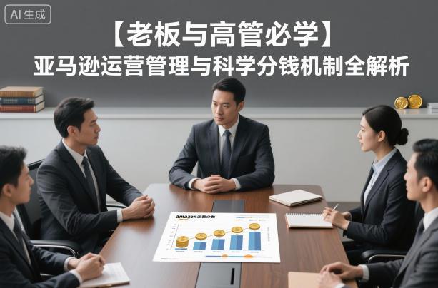 【老板与高管必学】亚马逊运营管理与科学分钱机制全解析-三零资源