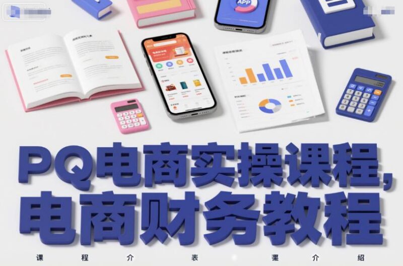 PQ电商实操课程，电商财务教程-三零资源