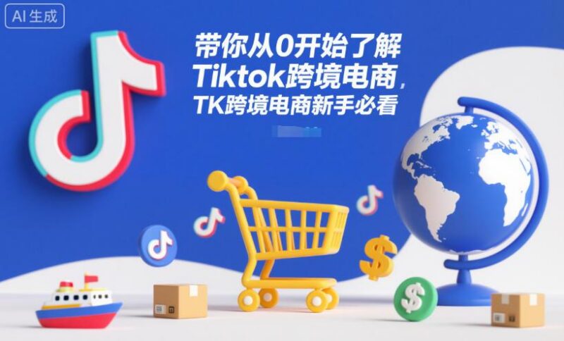 带你从0开始了解Tiktok跨境电商,TK跨境电商新手必看-三零资源