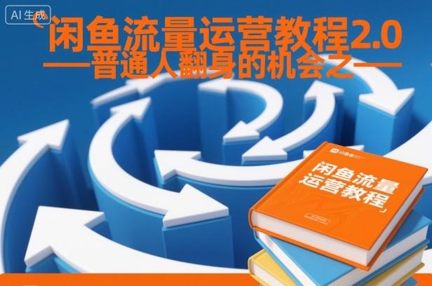 闲鱼流量运营教程2.0——普通人翻身的机会之一-三零资源