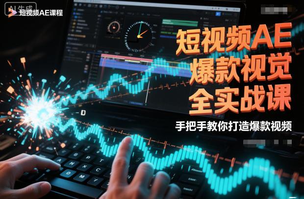 短视频AE爆款视觉全实战课,手把手教你打造爆款视频-三零资源