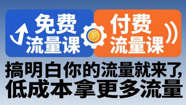 拼多多免费流量课+付费流量课,搞明白你的流量就来了,低成本拿更多流量-三零资源