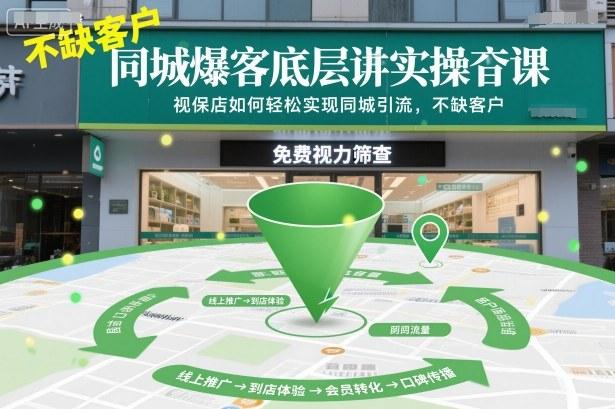 同城爆客底层实操课,视保店如何轻松实现同城引流,不缺客户!-三零资源