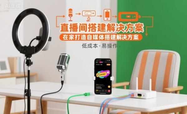 直播间搭建解决方案,在家打造自媒体搭建解决方案-三零资源