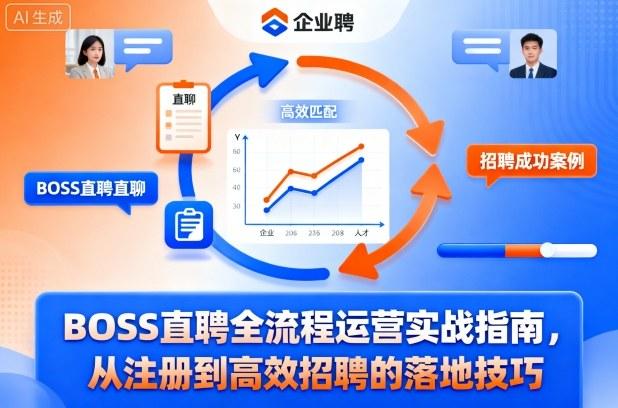 BOSS直聘全流程运营实战指南，从注册到高效招聘的落地技巧-三零资源