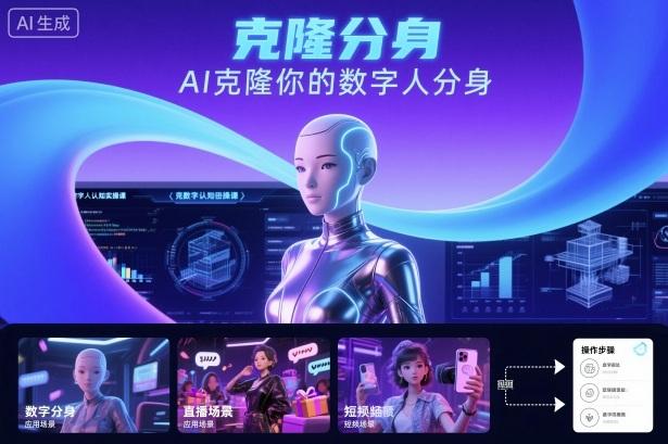AI数字人认知实操课,克隆你的数字人分身-三零资源