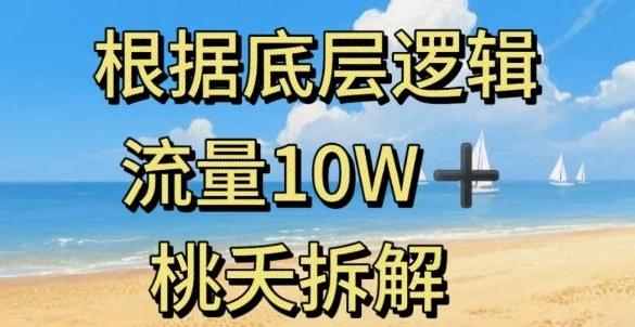 据底层逻辑，流量10W+，以安全知识科普为例-三零资源