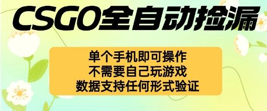 自动挂G捡漏,不用自己挂G不用玩游戏,一个手机即可操作,新手小白轻松月入1W+【揭秘】-三零资源