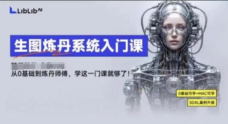 LibLibAI哩布哩布生图炼丹系统入门课，从生图到炼丹，只学这一门就够了-三零资源