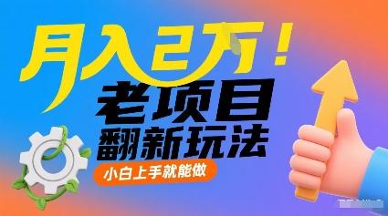 月入2W!老项目翻新玩法,小白上手就能做,非常容易上手-三零资源