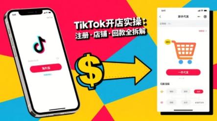 TikTok从开店到投流的进阶课,从基础实操到高阶技巧一网打尽-三零资源