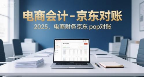 电商会计-京东对账2025,电商财务京东pop对账-三零资源
