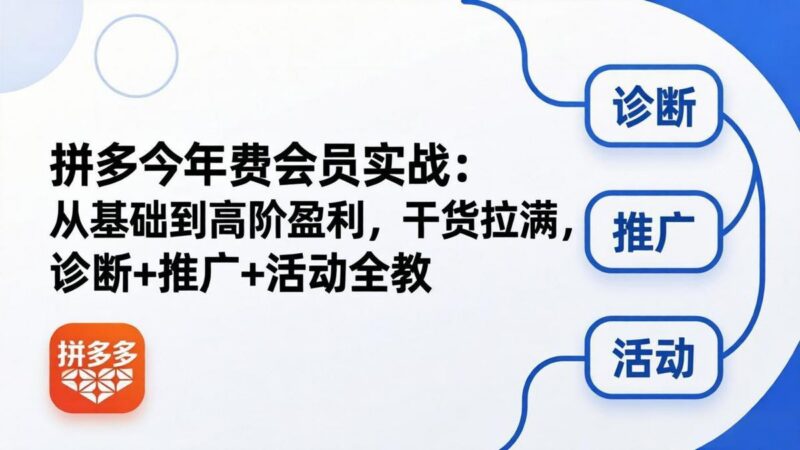 拼多多年费会员实战(更新26年5月5-三零资源