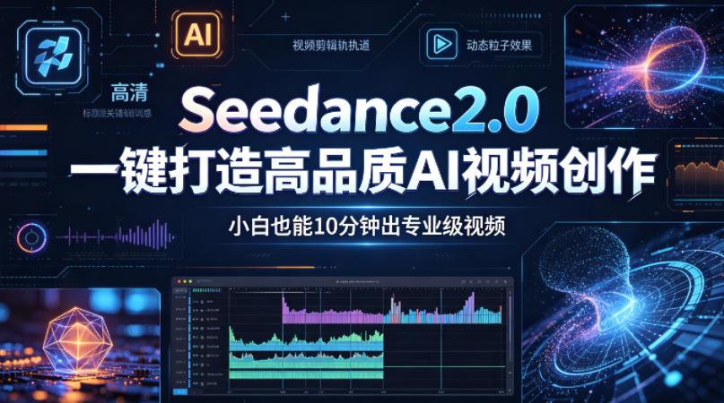 Seedance2.0一键打造高品质AI视频创作,小白也能10分钟出专业级视频
