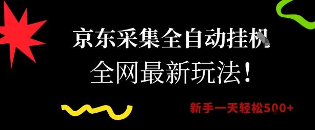 京东采集全自动挂G项目,全网最新玩法新手一天轻松5张【揭秘】-三零资源