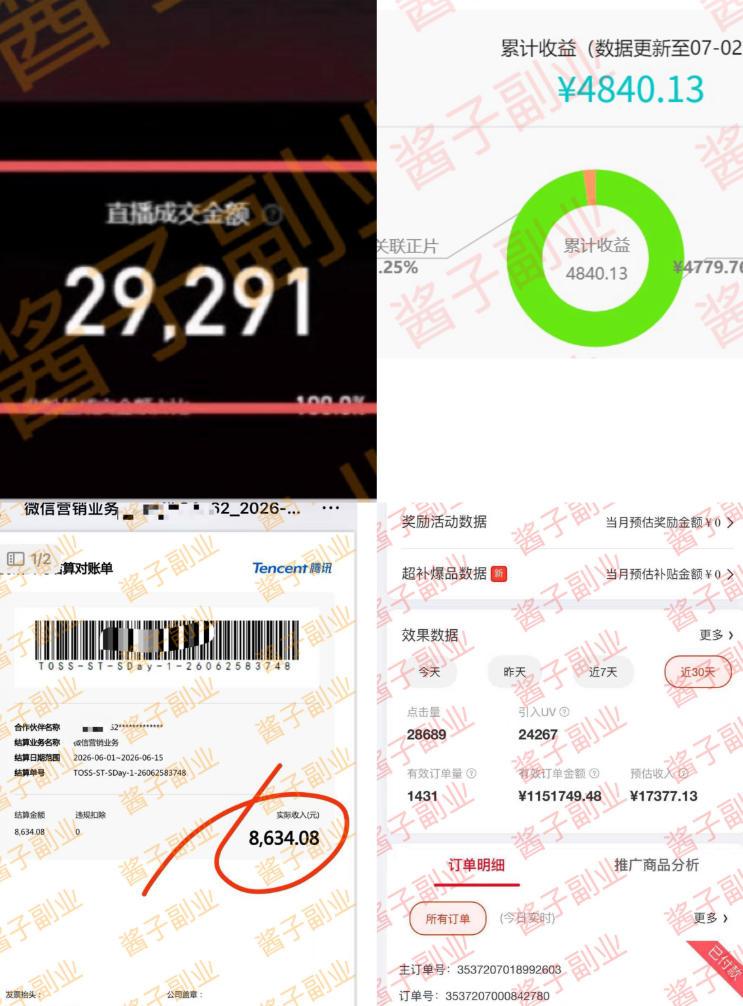 985十年互联网老兵亲测：2026年多个真实落地副业项目，手把手带你搭建被动收入管道(淘宝无人直播、TK拉新、代运营、CSGO……)【揭秘】 图1