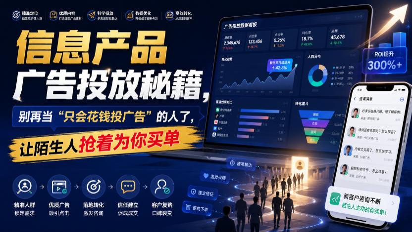 信息产品广告投放秘籍,别再当“只会花钱投广告”的人了,让陌生人抢着为你买单【原创双语字幕】 图1