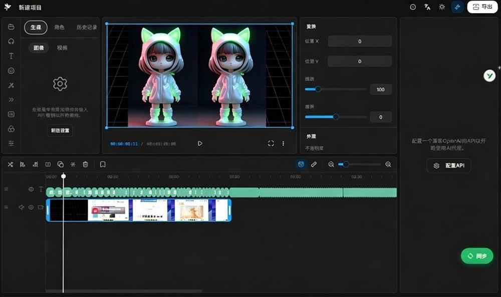 开源“剪映CapCut”替代品,居然支持一键生成视频字幕?还可在线AI剪辑视频,这也太爽了吧 Cutia 图3