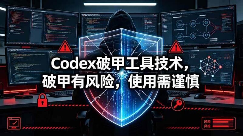 Codex破甲工具技术,破甲有风险,使用需谨慎-三零资源