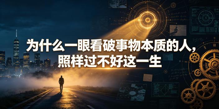 付费文章:为什么一眼看破事物本质的人,照样过不好这一生-三零资源