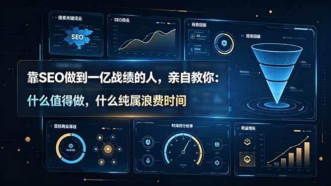 靠SEO做到一亿战绩的人,亲自教你:什么值得做,什么纯属浪费时间【原创双语字幕】-三零资源