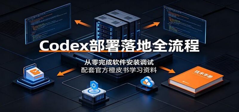 Codex部署落地全流程:从零完成软件安装调试,配套官方橙皮书学习资料-三零资源
