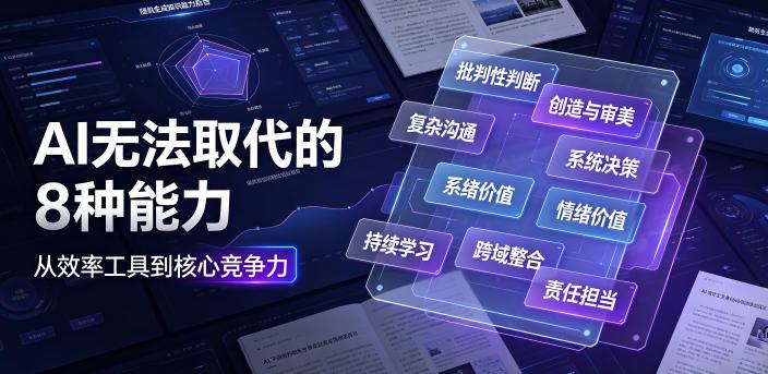 付费文章：AI无法取代的8种能力-三零资源