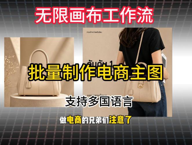 批量复刻电商爆款主图工作流搭建教学,批量下载,支持多国语言,不管是国内电商还是跨境店群都能用-三零资源