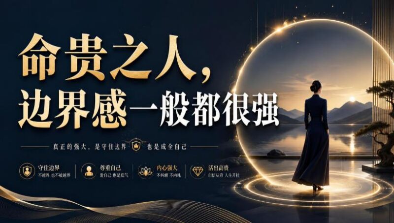 付费文章：命贵之人，边界感一般都很强 三零资源-三零资源