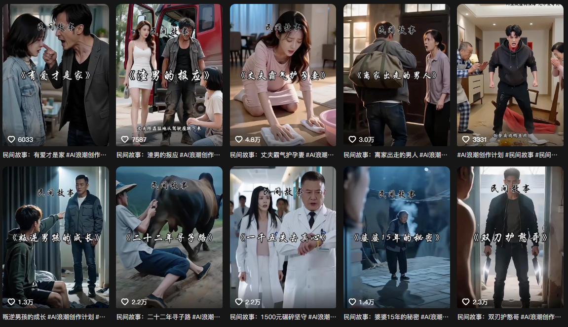 抖音93W粉丝博主老朱故事会亲授AI都市故事短视频教学，从选题到成片的全过程，小白也能够快速起号涨粉接广告变现 图1